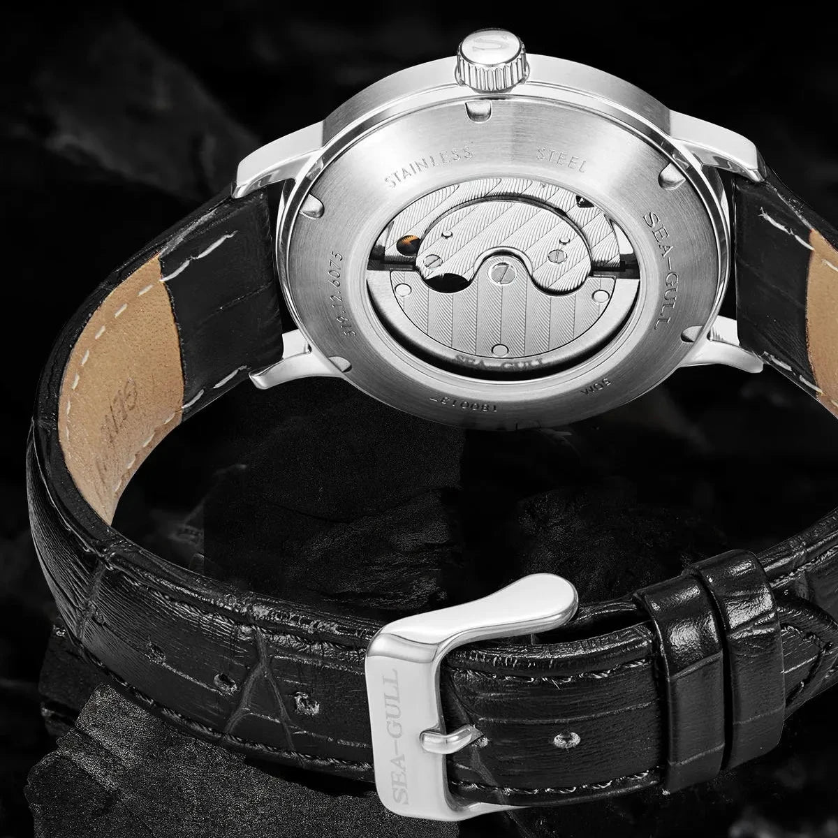 Seagull New Business Watch Men's Mechanical Wristwatches 50m Waterproof