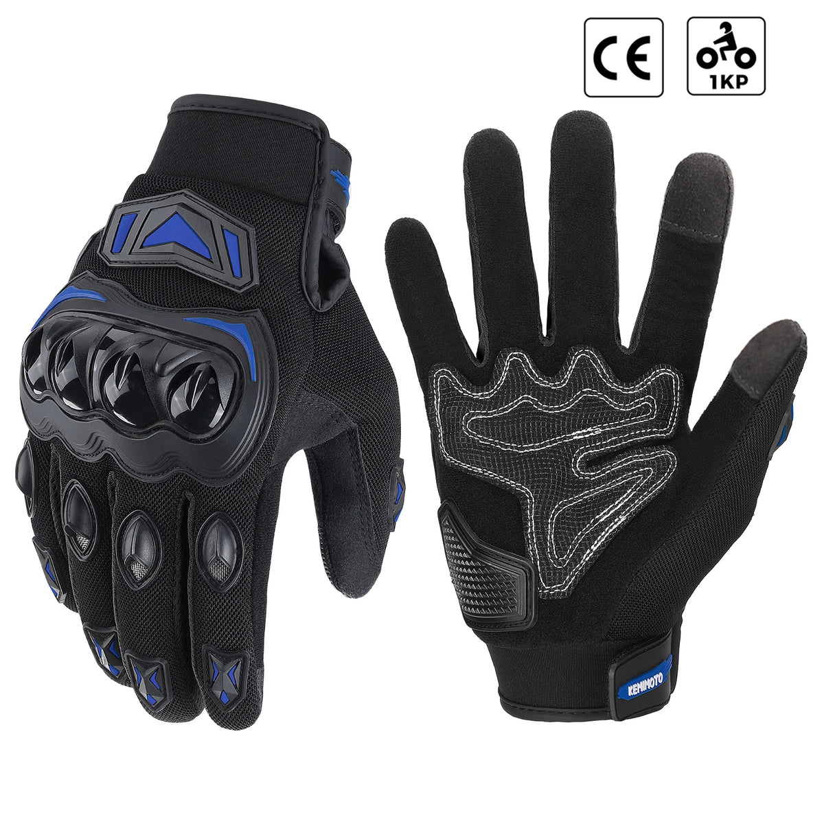 Motorcycle Gloves CE Riding Gloves Knuckle Touchscreen