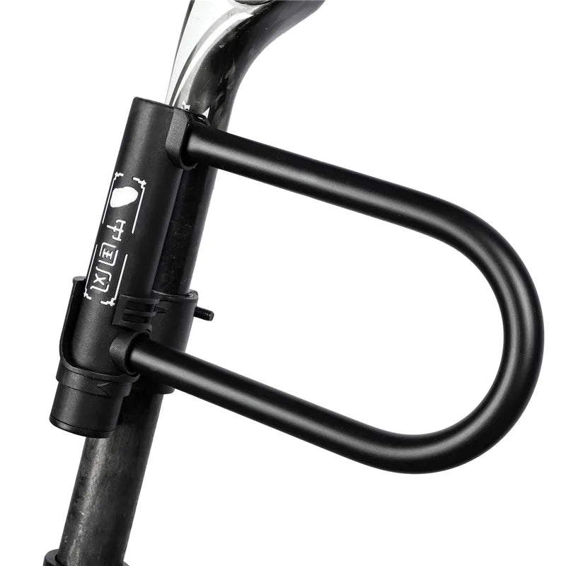 WEST BIKING Bike Lock Anti-theft Bicycle U Lock MTB Road Mountain Bicycle Accessories U-Locks Cycling Steel Security Bike Locks