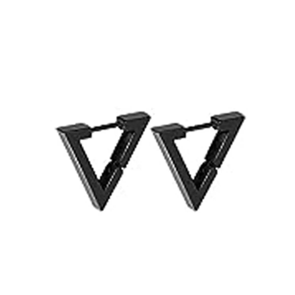 22 piece black men's earring set stainless steel small hug circle earrings cross studs and earrings