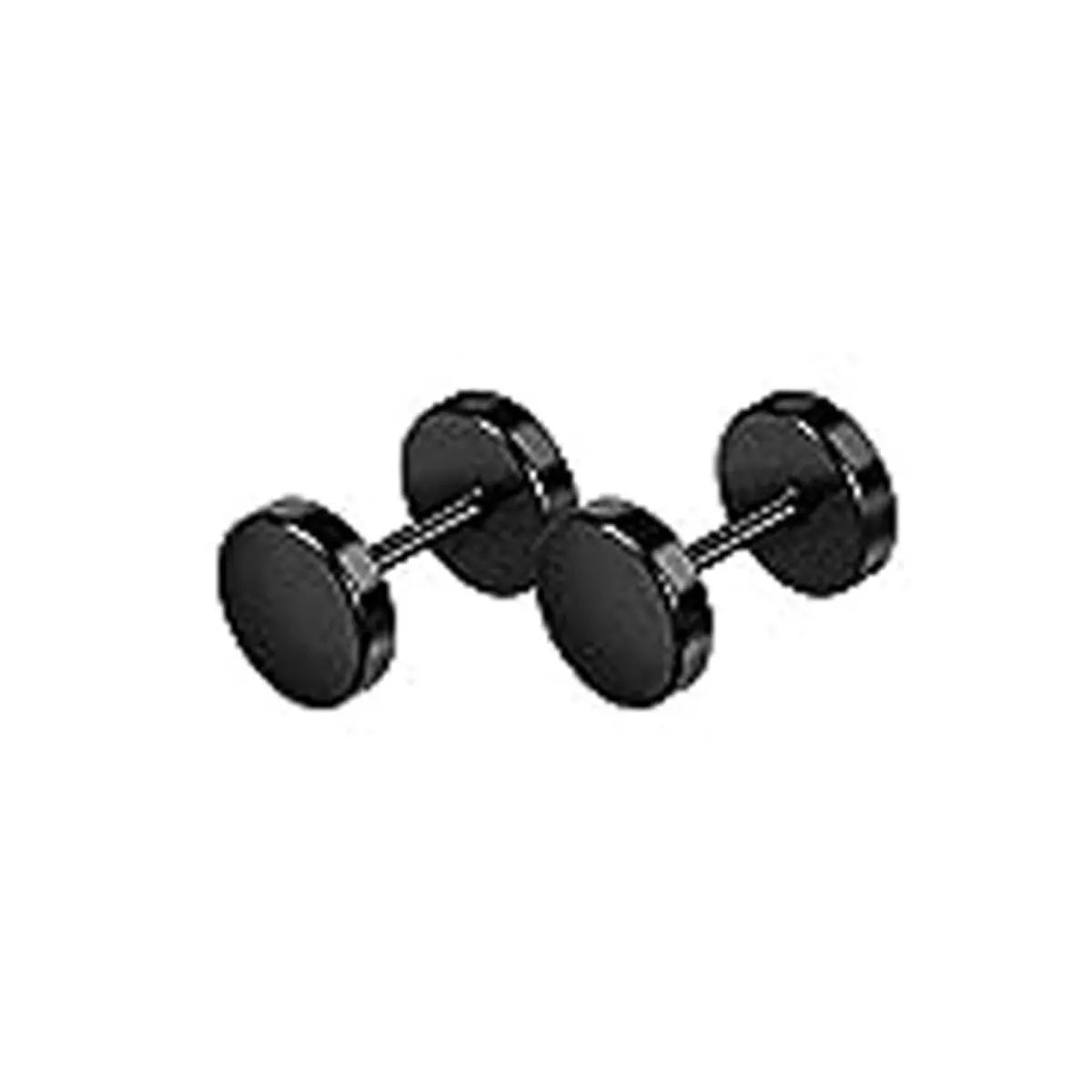 22 piece black men's earring set stainless steel small hug circle earrings cross studs and earrings