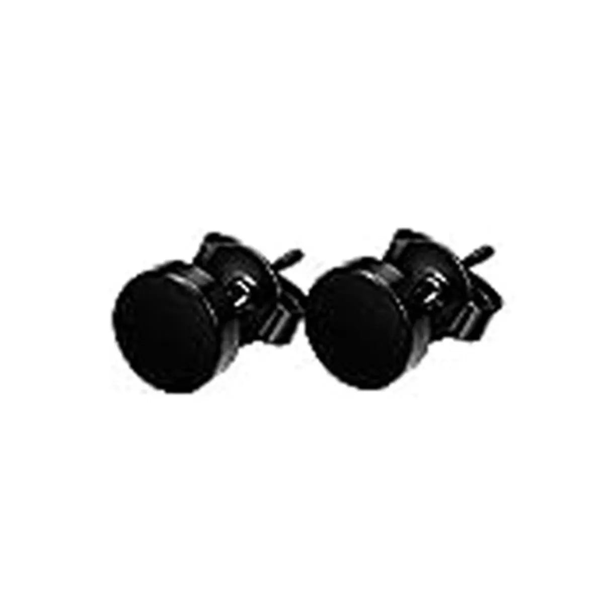 22 piece black men's earring set stainless steel small hug circle earrings cross studs and earrings