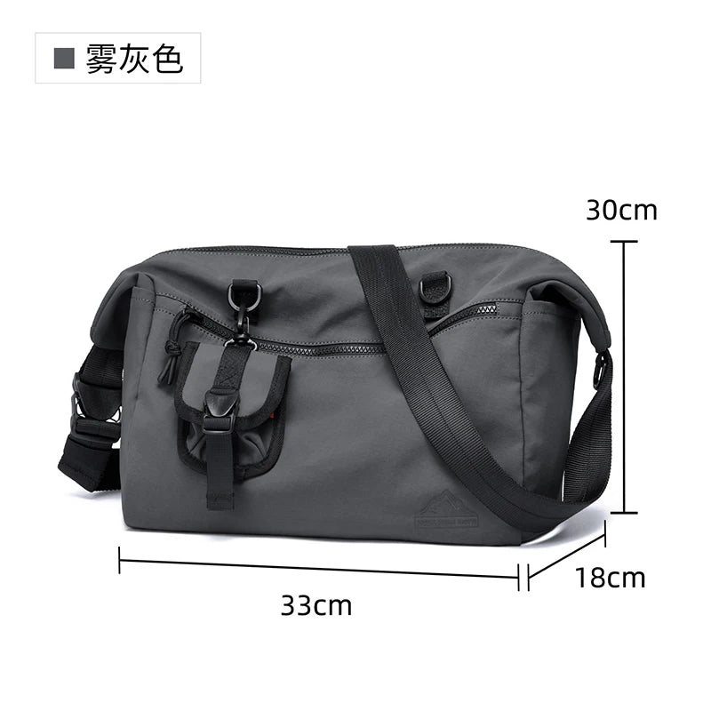 MOYYI INS Korean Style Men Messenger Bags Women Travel Casual Large