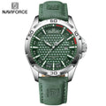 NAVIFORCE Men Casual Sport Military Quartz Calendar Wrist Watch for Man Business Leather Waterproof Male Clock Relogio Masculino