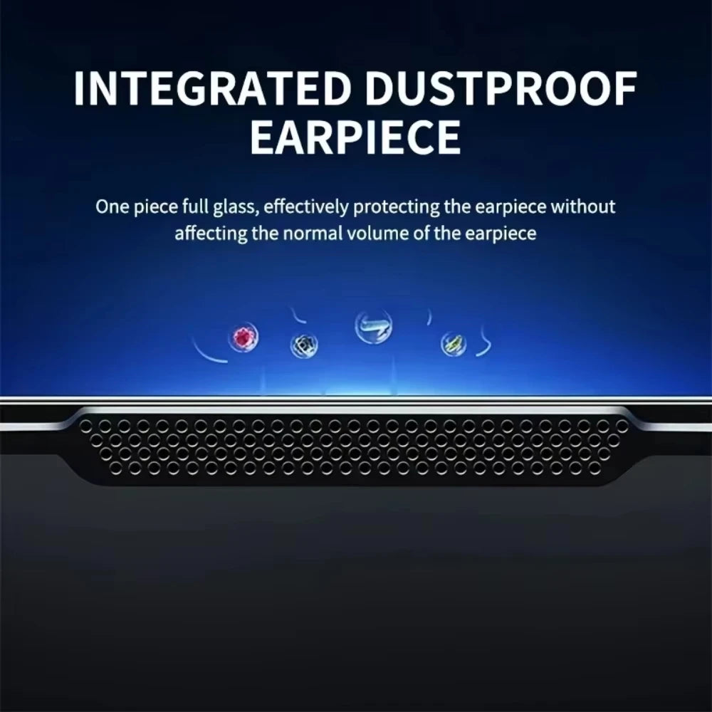 1-5PCS Easy Install HD Screen Protector For iPhone 18 Pro Max 17 15 16 13 11 14 16e 12 Mini XR X Xs 7 8 Plus Air Tempered Glass