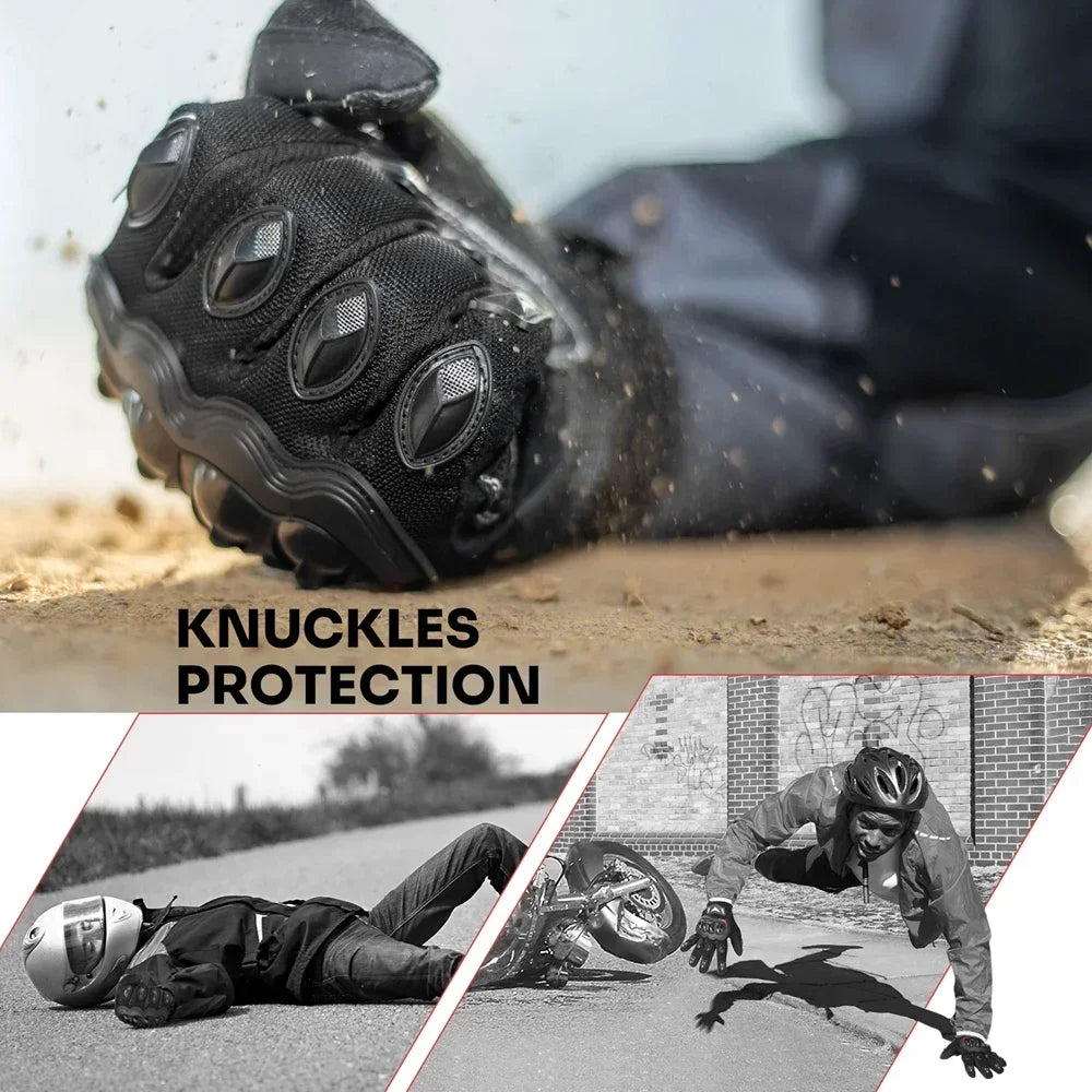 Motorcycle Gloves CE Riding Gloves Knuckle Touchscreen