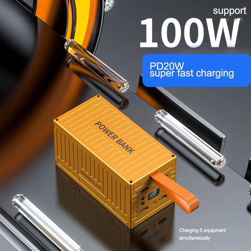 60000mAh Power Bank Fast Charging 22.5W PD QC 3.0 Charger Powerbank Large Battery Capacity Powerbank baseus