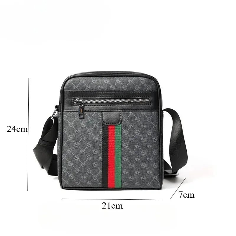 Men's Crossbody Bags Square Shoulder Messenger Bag Male Sling Bag Purse