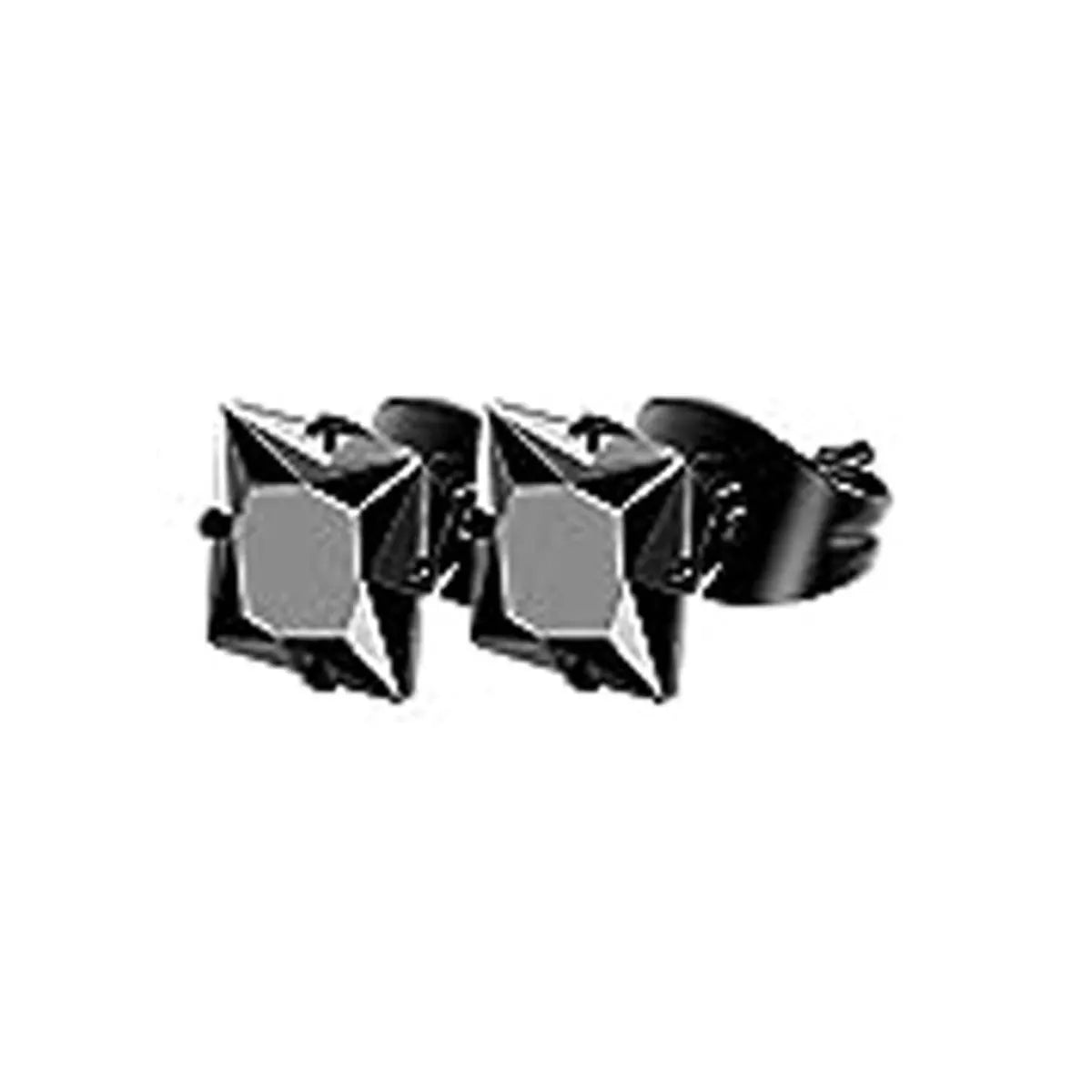 22 piece black men's earring set stainless steel small hug circle earrings cross studs and earrings