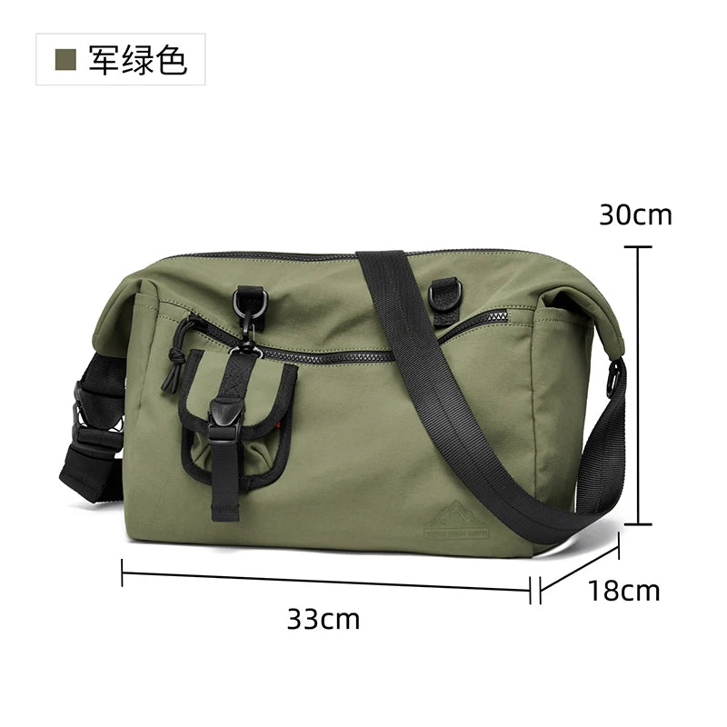 MOYYI INS Korean Style Men Messenger Bags Women Travel Casual Large