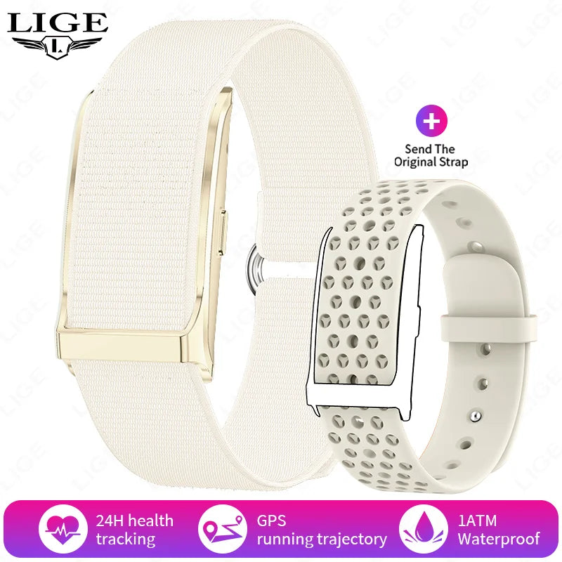 LIGE Smart Watch Heart Rate Blood Pressure Monitor Pedometer Sports Fitness Tracker Electronic Bracelet Men Women Smartwatch Man