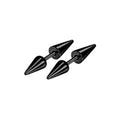 22 piece black men's earring set stainless steel small hug circle earrings cross studs and earrings