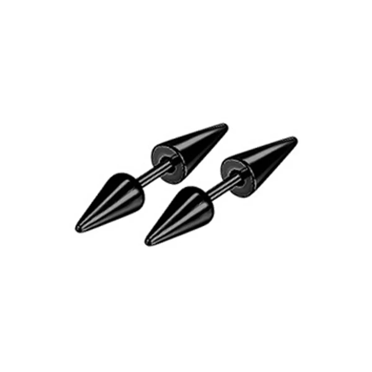 22 piece black men's earring set stainless steel small hug circle earrings cross studs and earrings