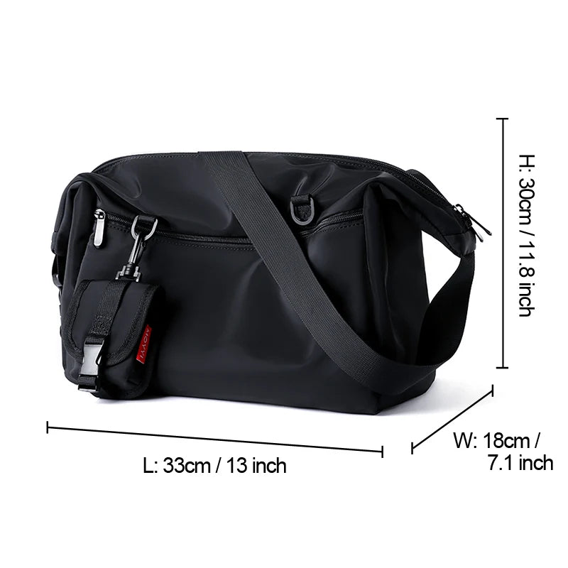 MOYYI INS Korean Style Men Messenger Bags Women Travel Casual Large