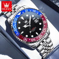 OLEVS 5657 Mens Watch Calendar Quartz Wristwatch 30M Waterproof Luminous Business Men's Hand Clock Watches Men