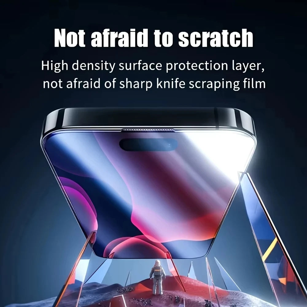 1-5PCS Easy Install HD Screen Protector For iPhone 18 Pro Max 17 15 16 13 11 14 16e 12 Mini XR X Xs 7 8 Plus Air Tempered Glass
