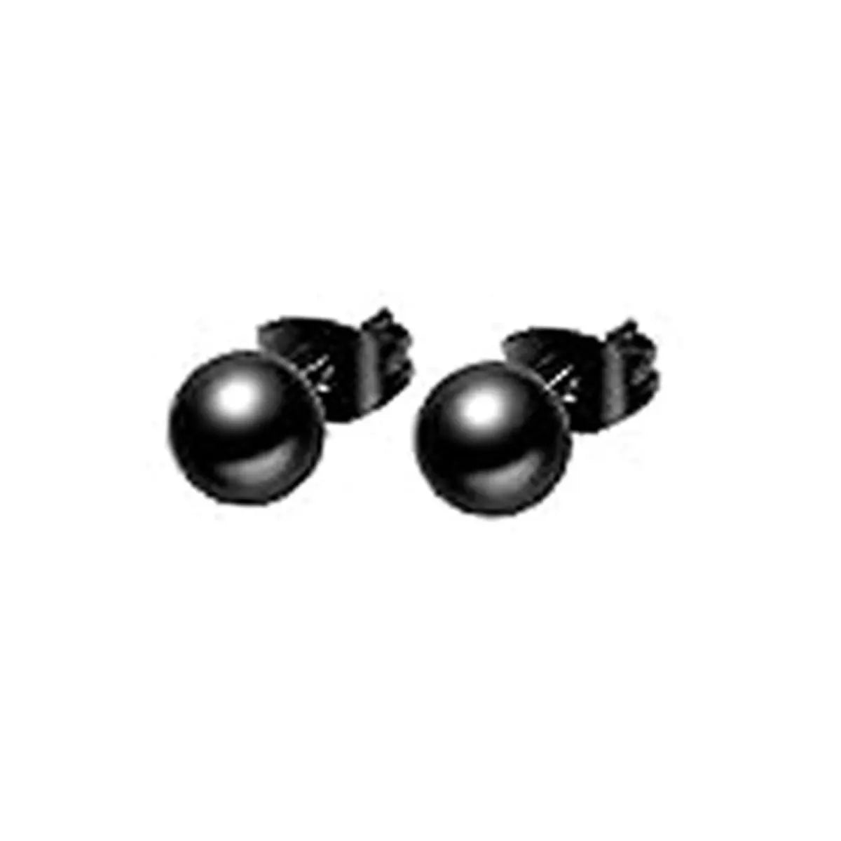 22 piece black men's earring set stainless steel small hug circle earrings cross studs and earrings
