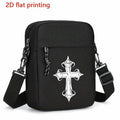 Jesus Cross Print Design Mini Shoulder Bags Men Women