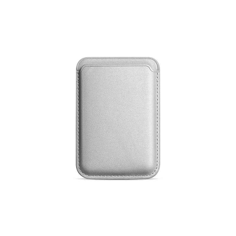Women Man Leather Soft Card Wallet Phone Card Holder for MagSafe Magnetic Case Suitable for All iPhone Cases Card Phone Back Bag