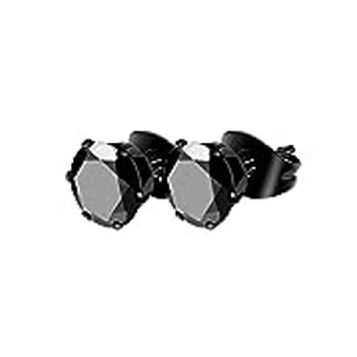 22 piece black men's earring set stainless steel small hug circle earrings cross studs and earrings