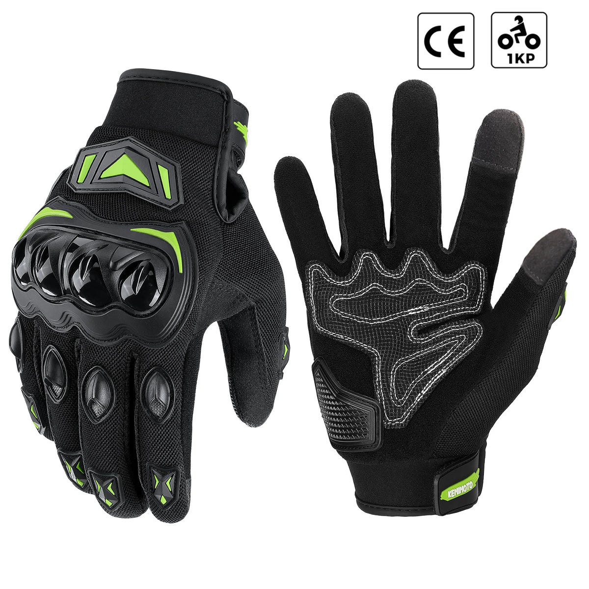 Motorcycle Gloves CE Riding Gloves Knuckle Touchscreen